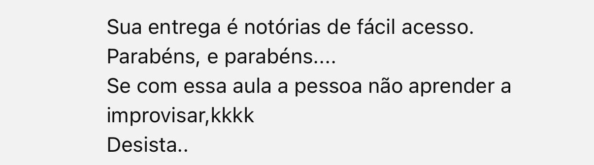 Comentário do YouTube elogiando a clareza da entrega do conteúdo