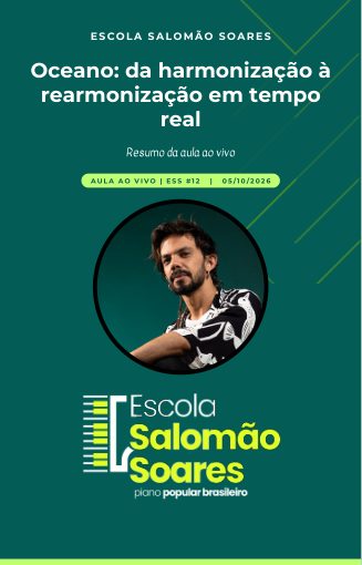 Capa do material de apoio da aula ao vivo “Oceano: da harmonização à rearmonização em tempo real”