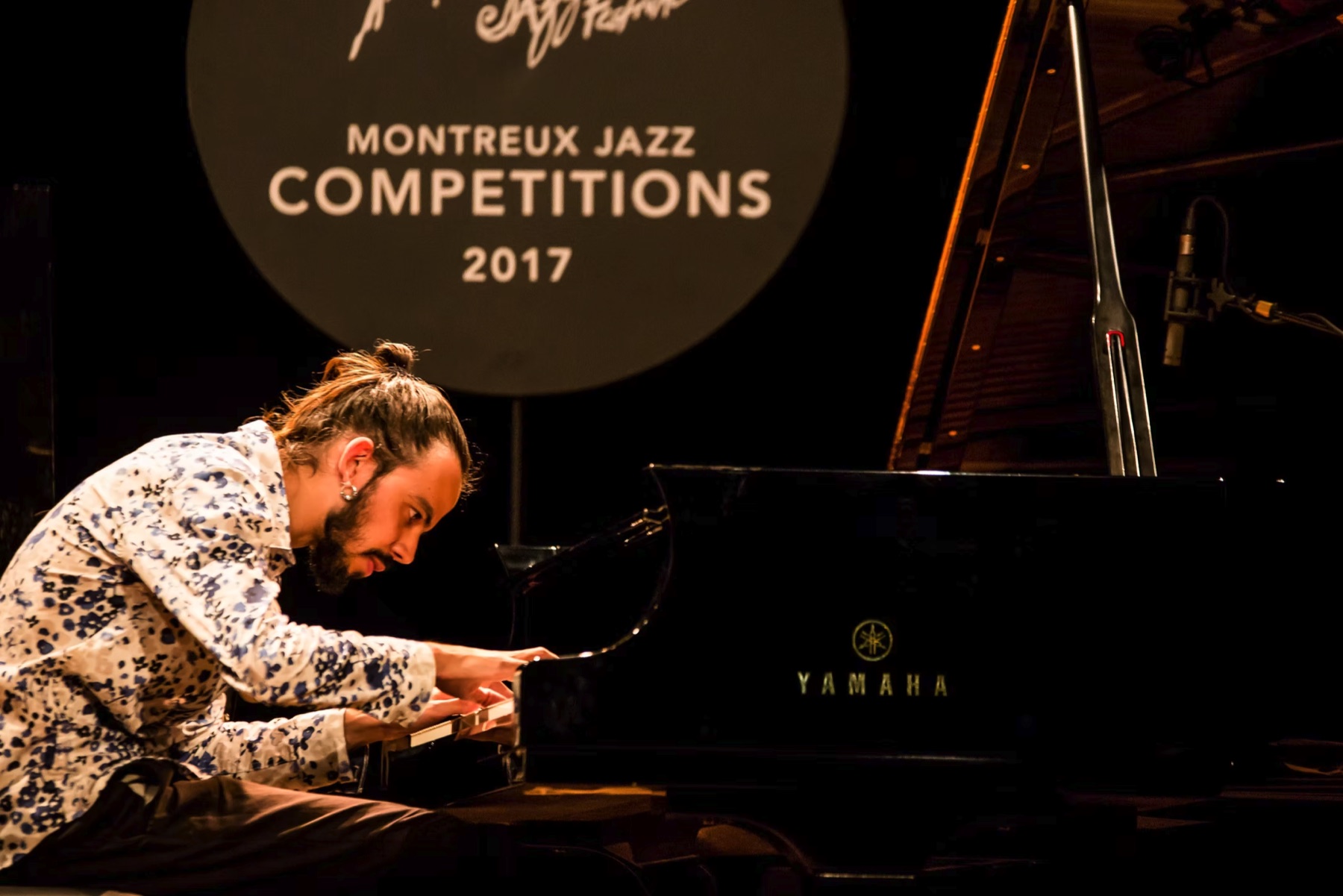 Salomão Soares tocando no Montreux Jazz Piano Competition, na Suíça