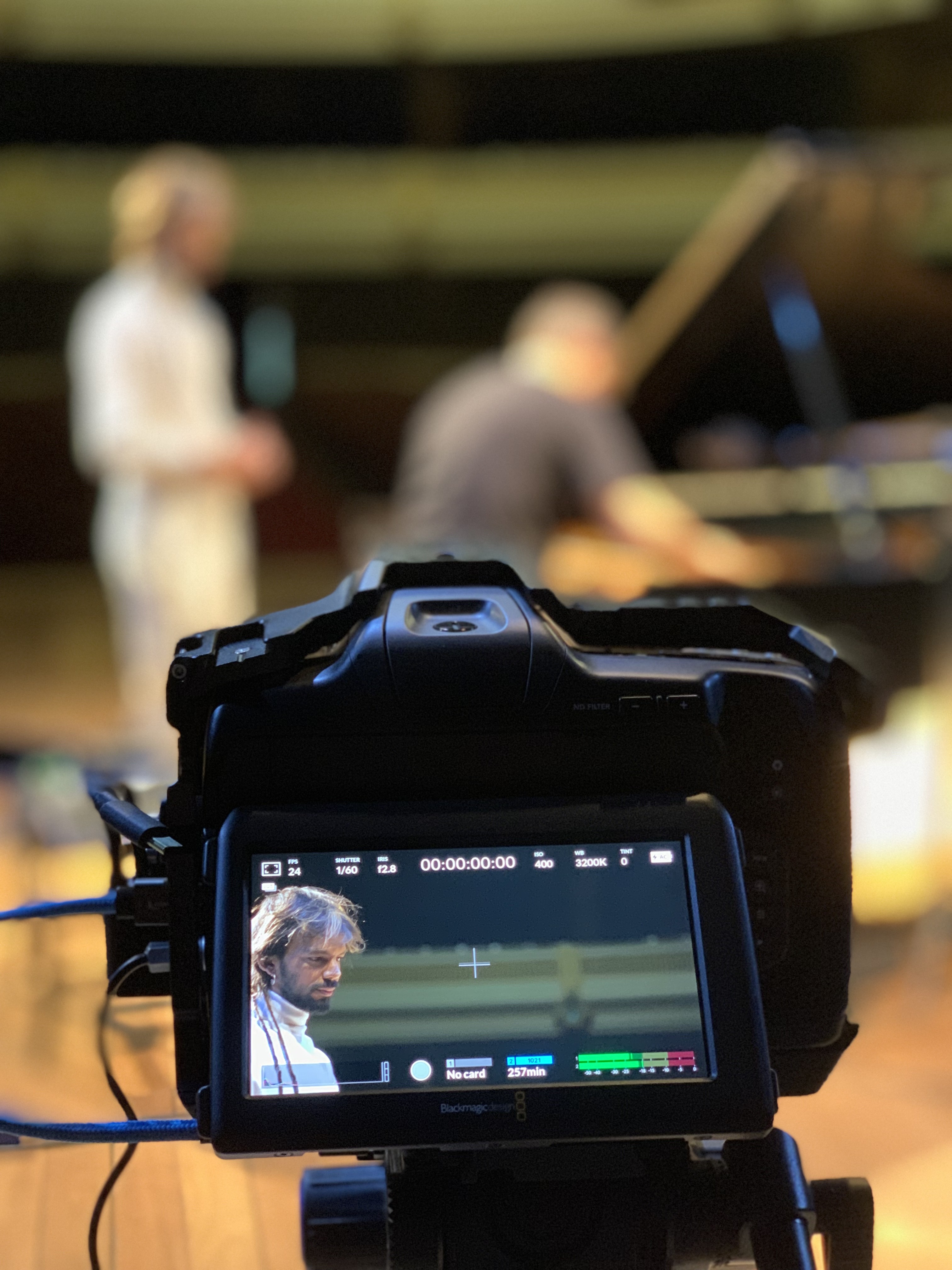 Bastidores de gravação