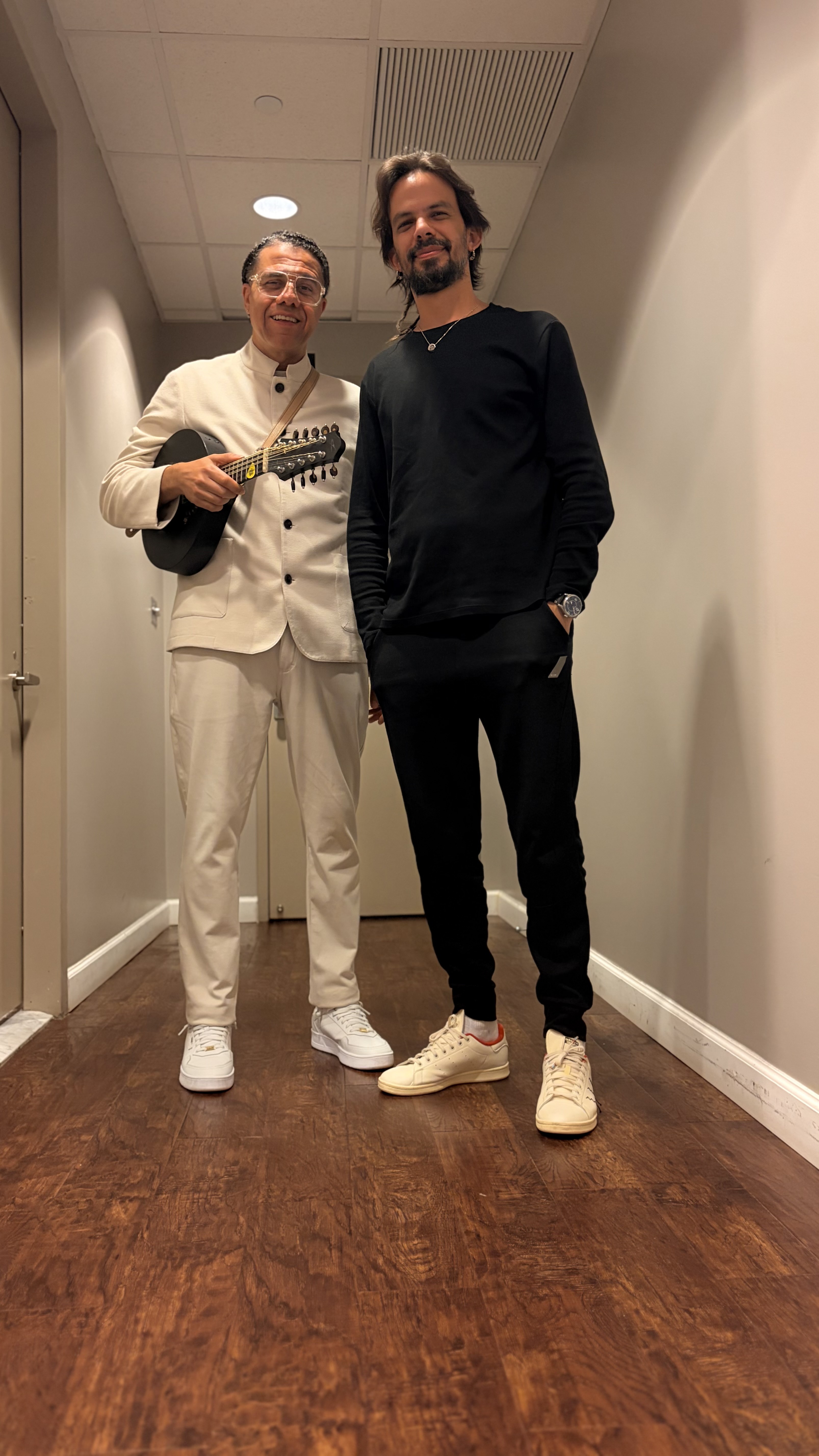 Bastidores com Hamilton de Holanda Trio